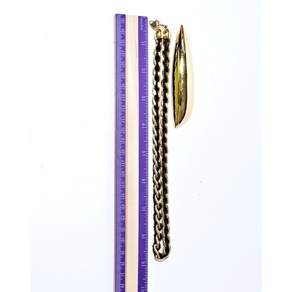 TRIFARI LOT Brooch & Chain Rope Necklace Seed Bead Statement VTG EUC Valentine! - Picture 11 of 12